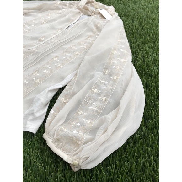 Anthropologie Victorian Cut-out Top - Picture 6 of 8